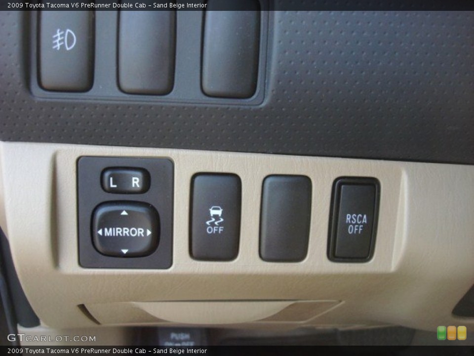 Sand Beige Interior Controls for the 2009 Toyota Tacoma V6 PreRunner Double Cab #52033095