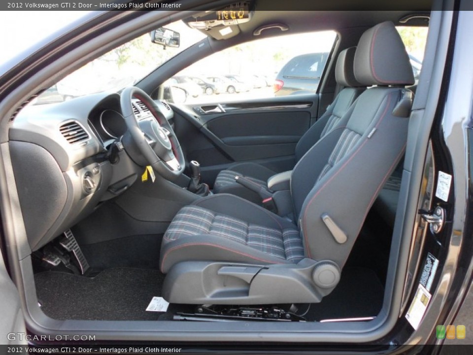 Interlagos Plaid Cloth Interior Photo for the 2012 Volkswagen GTI 2 Door #52033555