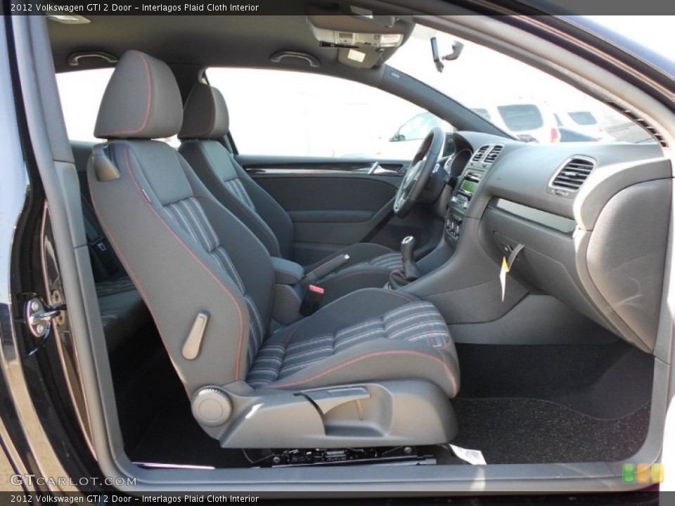 Interlagos Plaid Cloth Interior Photo for the 2012 Volkswagen GTI 2 Door #52033578