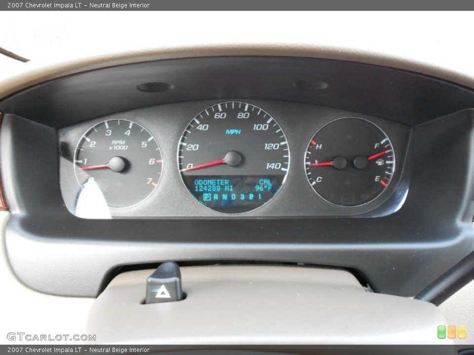 Neutral Beige Interior Gauges for the 2007 Chevrolet Impala LT #52033959