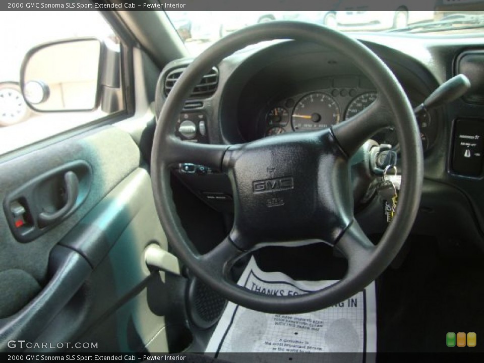 Pewter 2000 GMC Sonoma Interiors