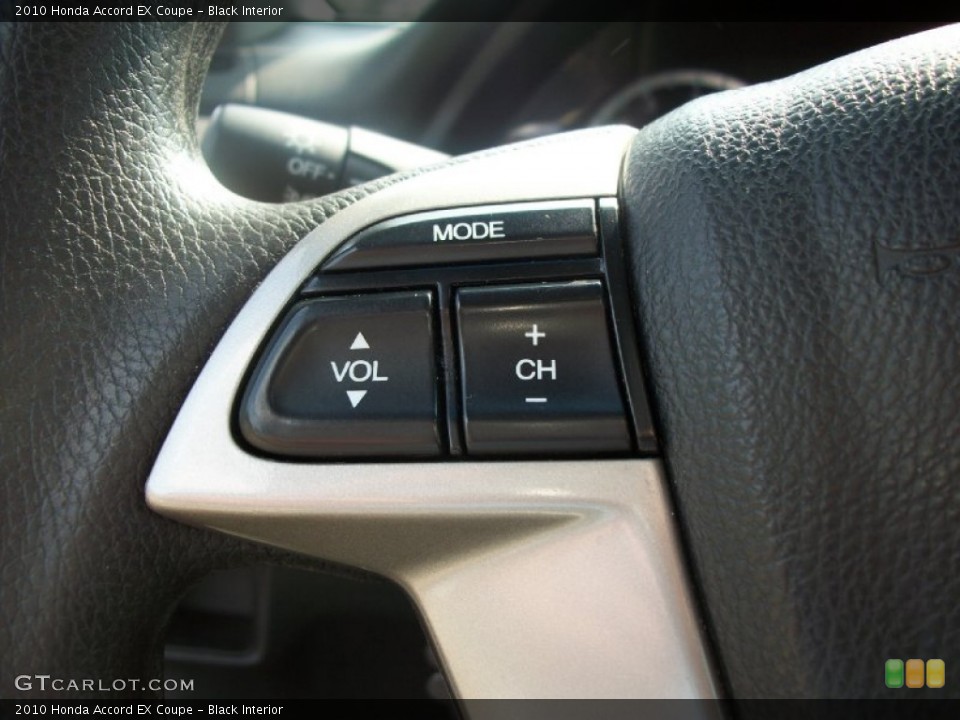 Black Interior Controls for the 2010 Honda Accord EX Coupe #52035984