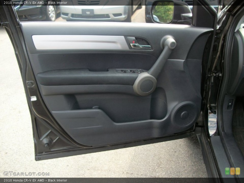 Black Interior Door Panel for the 2010 Honda CR-V EX AWD #52036428