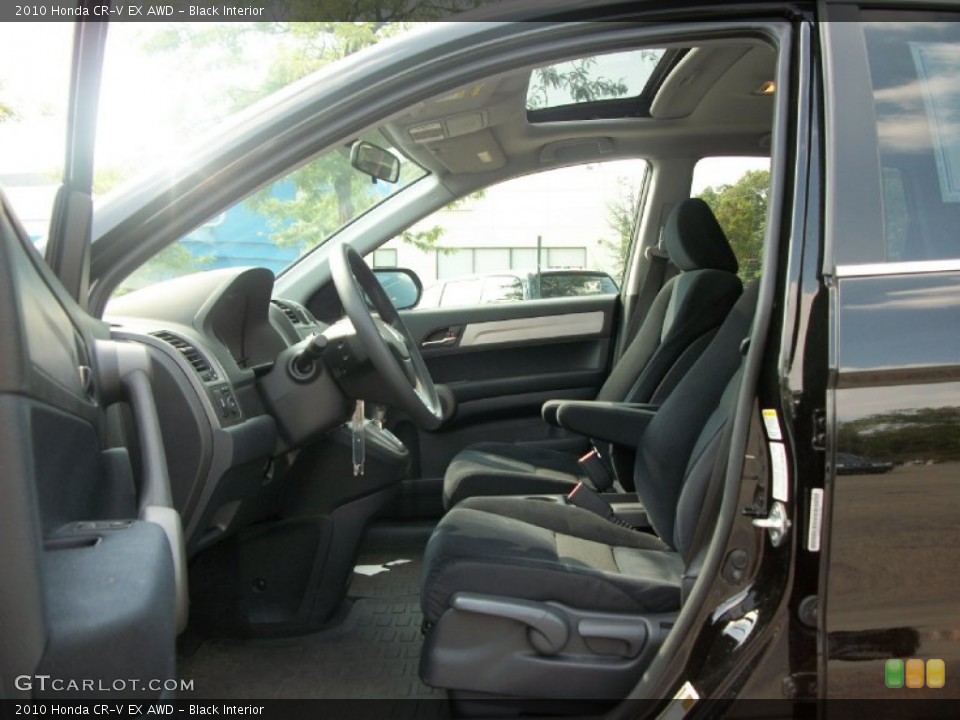 Black Interior Photo for the 2010 Honda CR-V EX AWD #52036461