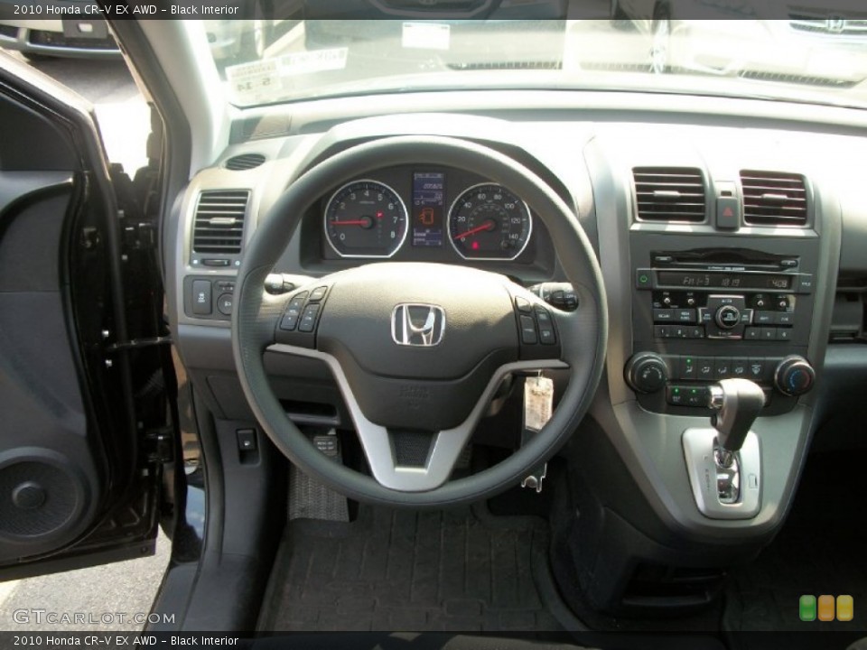 Black Interior Dashboard for the 2010 Honda CR-V EX AWD #52036509