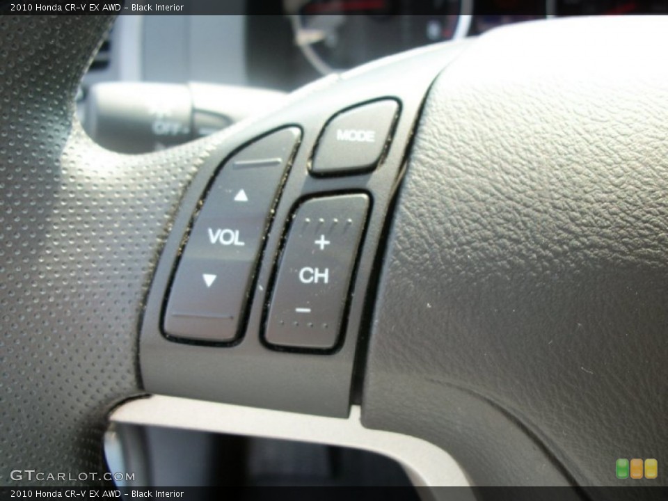 Black Interior Controls for the 2010 Honda CR-V EX AWD #52036527