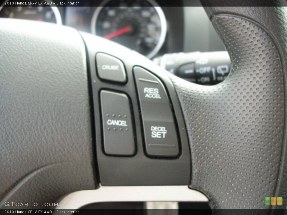 Black Interior Controls for the 2010 Honda CR-V EX AWD #52036536