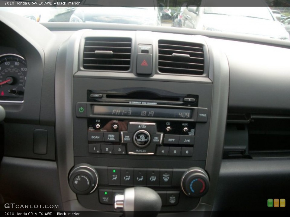 Black Interior Controls for the 2010 Honda CR-V EX AWD #52036557