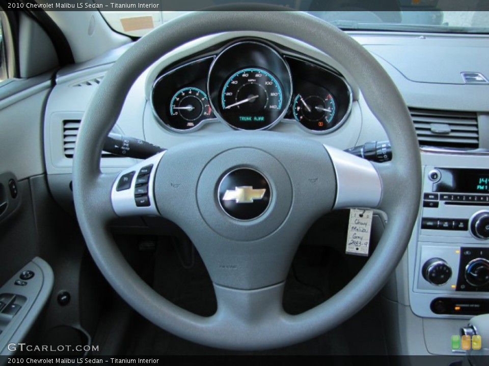 Titanium Interior Steering Wheel for the 2010 Chevrolet Malibu LS Sedan #52037406