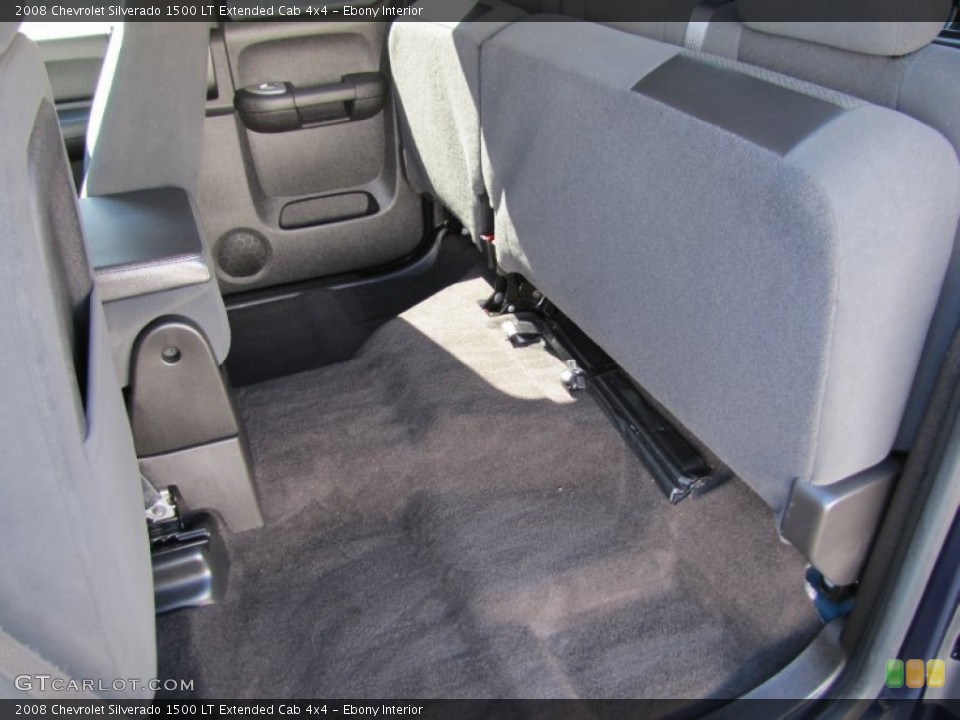 Ebony Interior Photo for the 2008 Chevrolet Silverado 1500 LT Extended Cab 4x4 #52038495