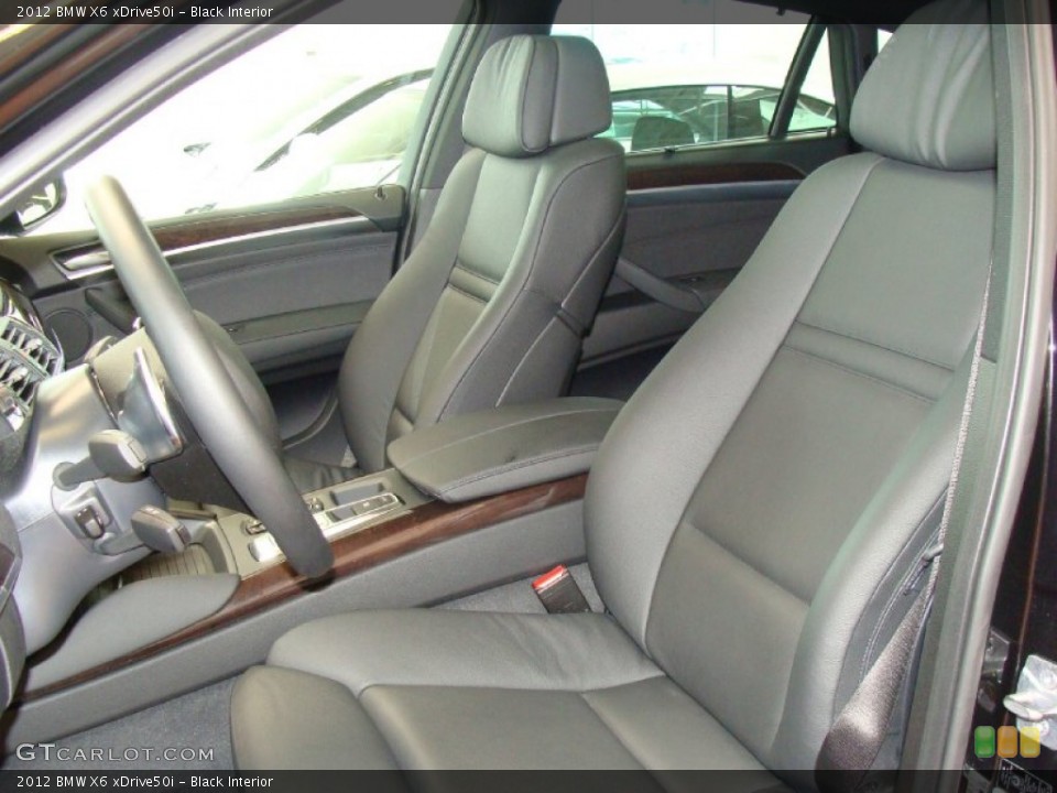 Black Interior Photo for the 2012 BMW X6 xDrive50i #52043021