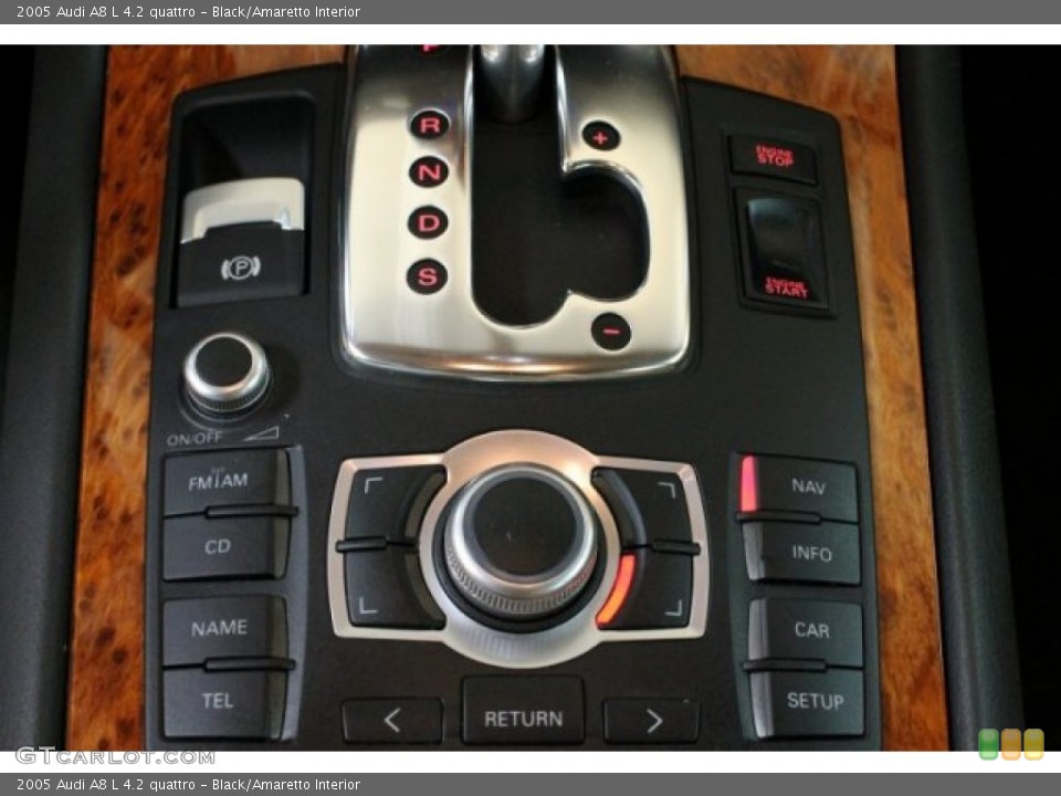 Black/Amaretto Interior Controls for the 2005 Audi A8 L 4.2 quattro #52043324