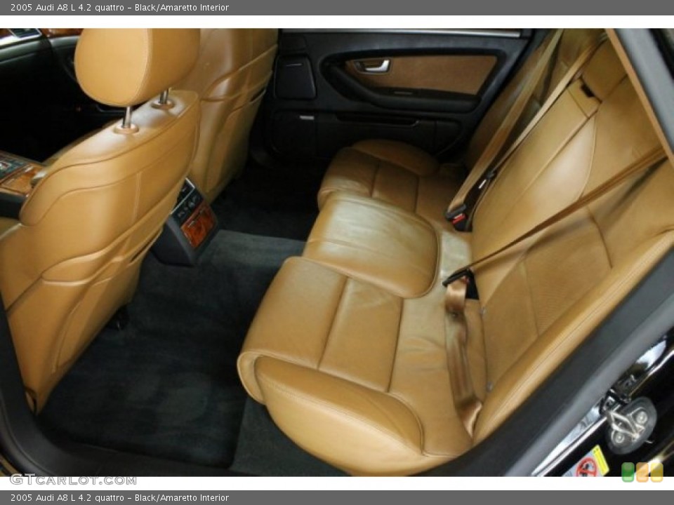 Black/Amaretto Interior Photo for the 2005 Audi A8 L 4.2 quattro #52043408
