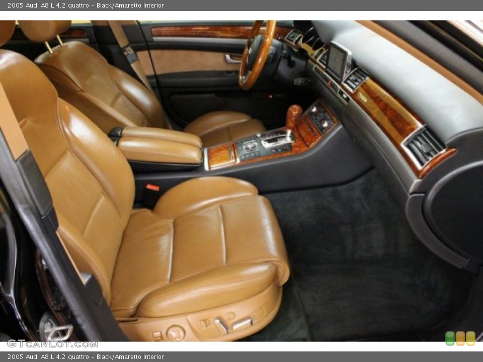 Black/Amaretto Interior Photo for the 2005 Audi A8 L 4.2 quattro #52043483