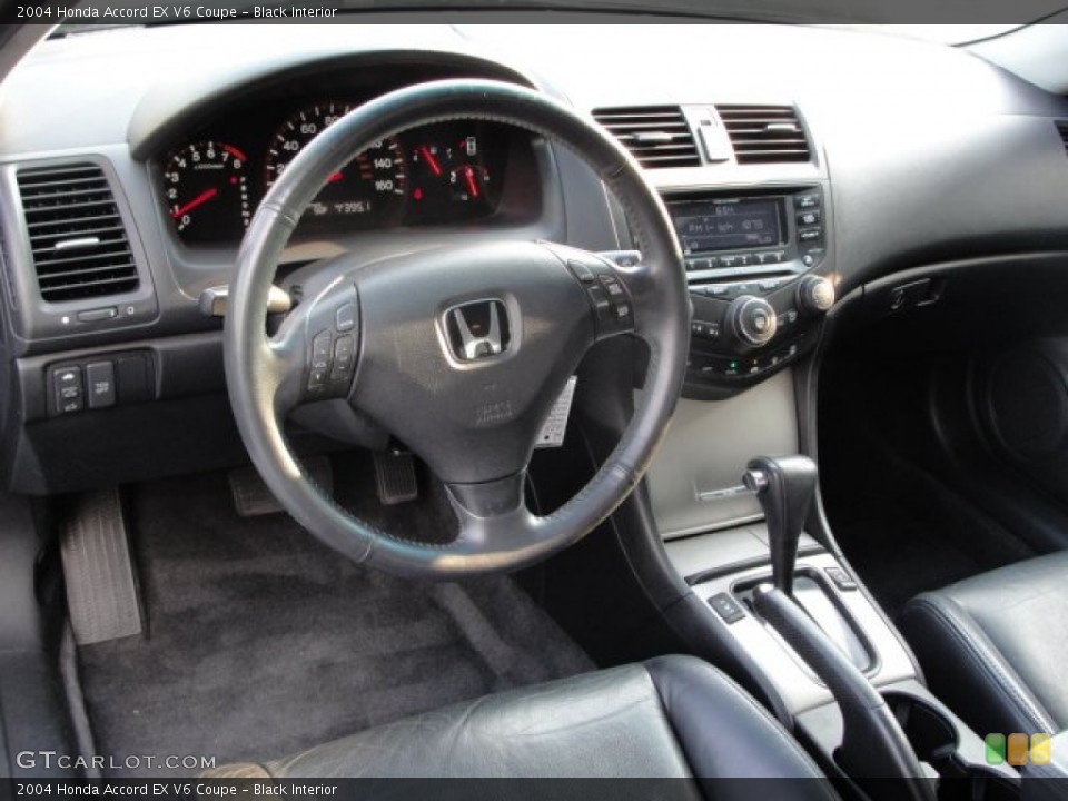 Black Interior Photo for the 2004 Honda Accord EX V6 Coupe #52043603