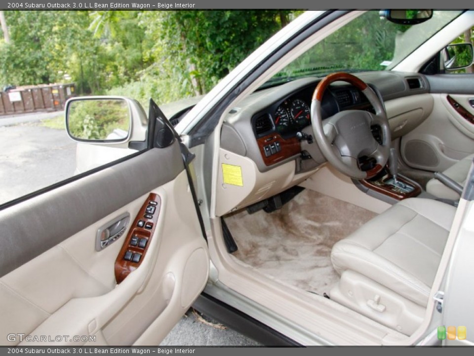 Beige Interior Photo for the 2004 Subaru Outback 3.0 L.L.Bean Edition Wagon #52043666
