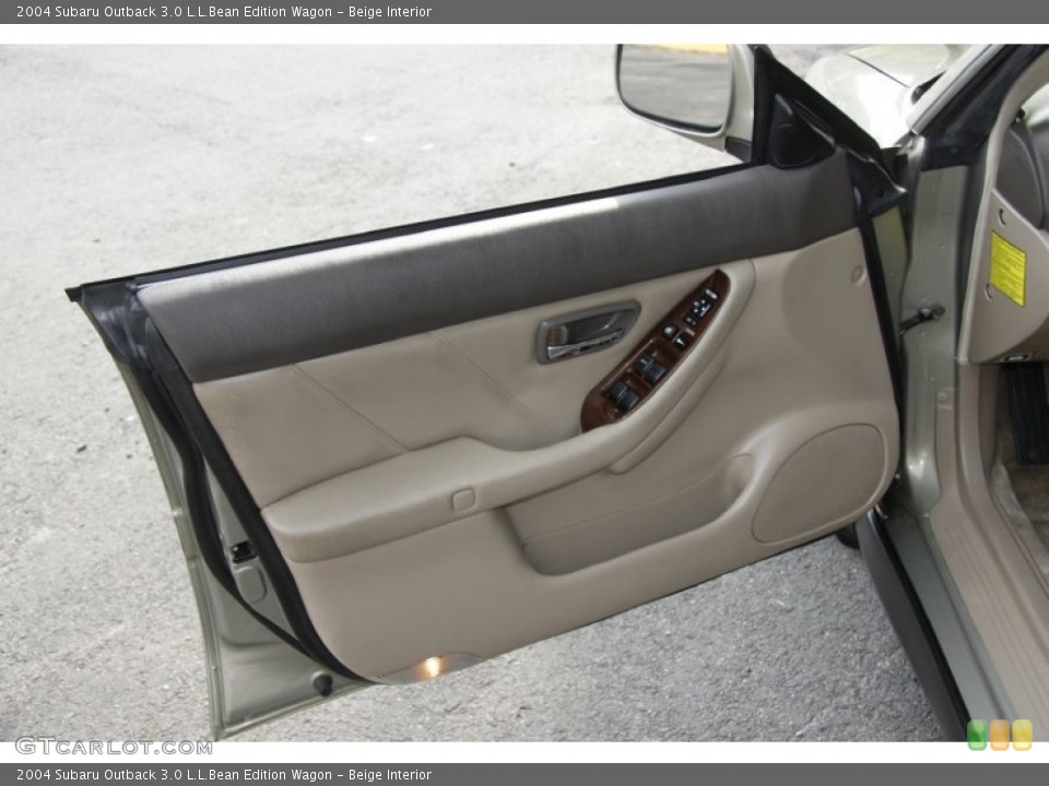 Beige Interior Door Panel for the 2004 Subaru Outback 3.0 L.L.Bean Edition Wagon #52043696
