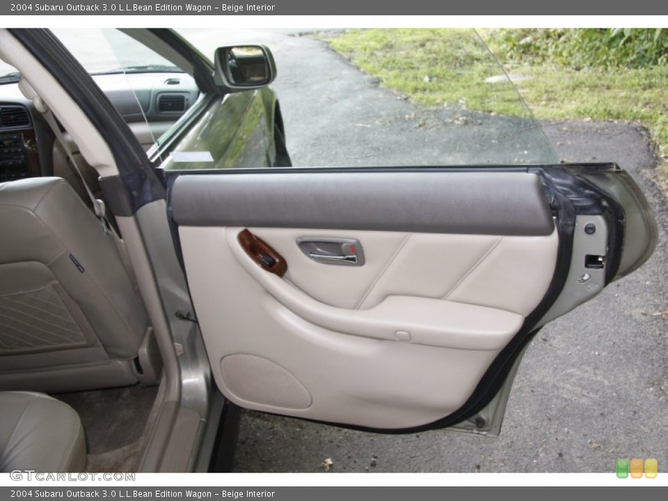 Beige Interior Door Panel for the 2004 Subaru Outback 3.0 L.L.Bean Edition Wagon #52043723