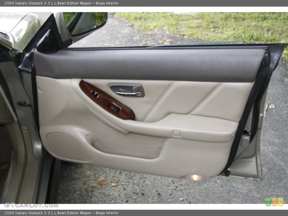 Beige Interior Door Panel for the 2004 Subaru Outback 3.0 L.L.Bean Edition Wagon #52043738