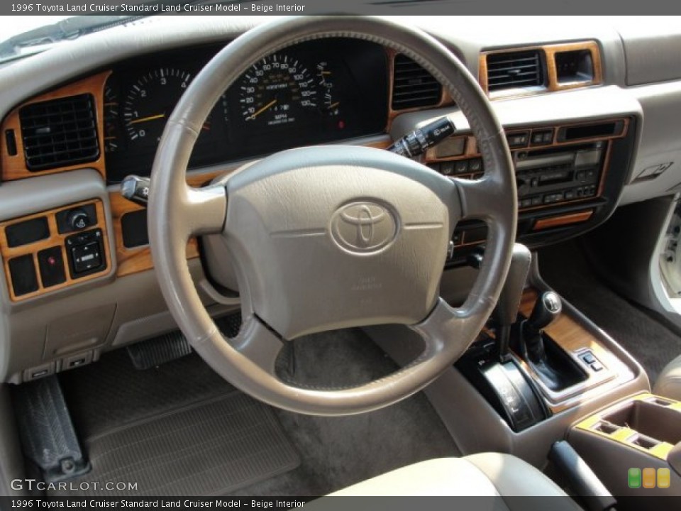 Beige 1996 Toyota Land Cruiser Interiors