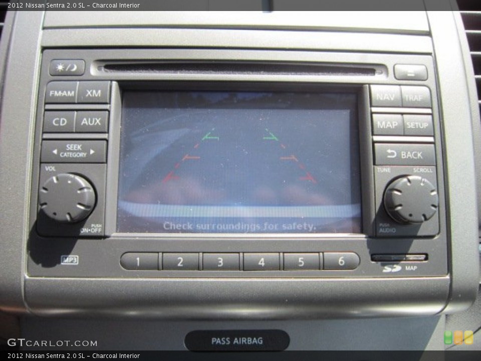 Charcoal Interior Controls for the 2012 Nissan Sentra 2.0 SL #52044008
