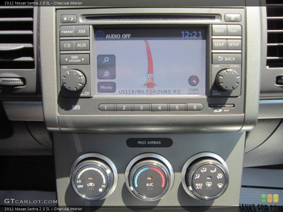 Charcoal Interior Navigation for the 2012 Nissan Sentra 2.0 SL #52044023