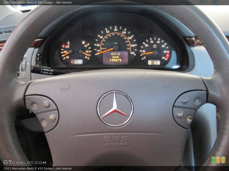 Ash Interior Steering Wheel for the 2001 Mercedes-Benz E 430 Sedan #52044767