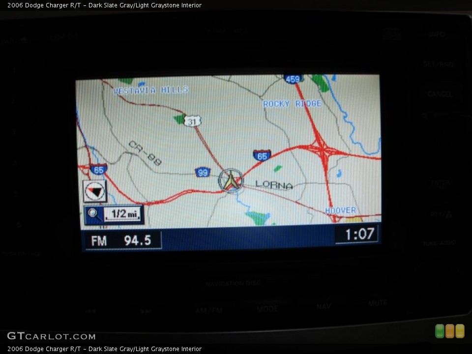 Dark Slate Gray/Light Graystone Interior Navigation for the 2006 Dodge Charger R/T #52045625