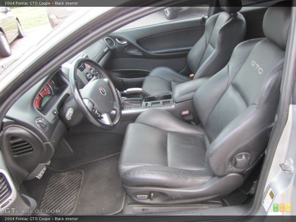 Black Interior Photo for the 2004 Pontiac GTO Coupe #52045673