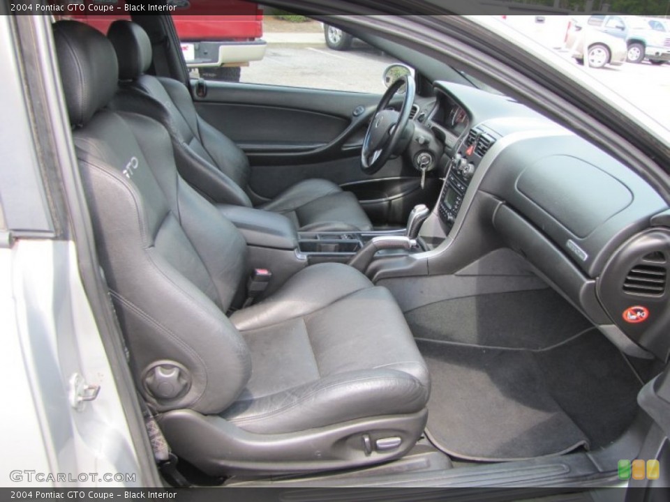 Black Interior Photo for the 2004 Pontiac GTO Coupe #52045730