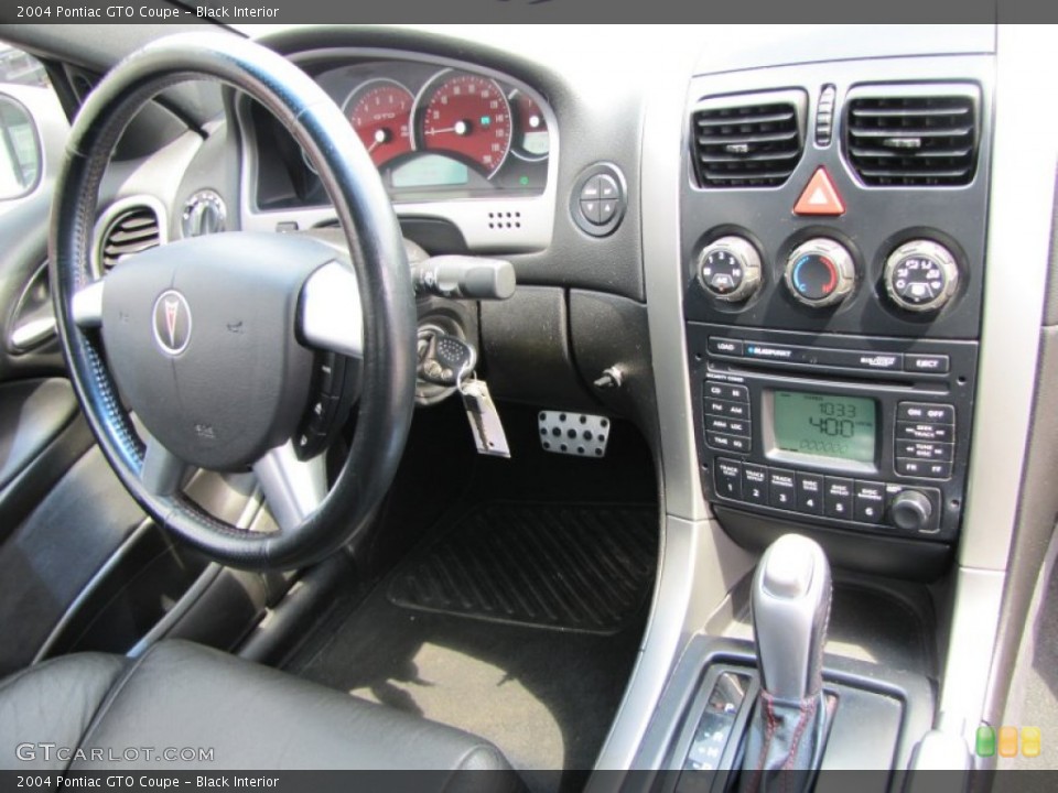 Black Interior Dashboard for the 2004 Pontiac GTO Coupe #52045760