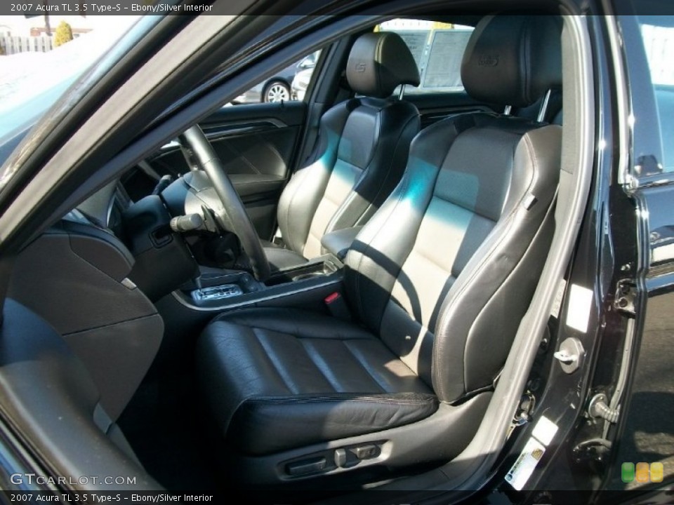 Ebony/Silver Interior Photo for the 2007 Acura TL 3.5 Type-S #52046798