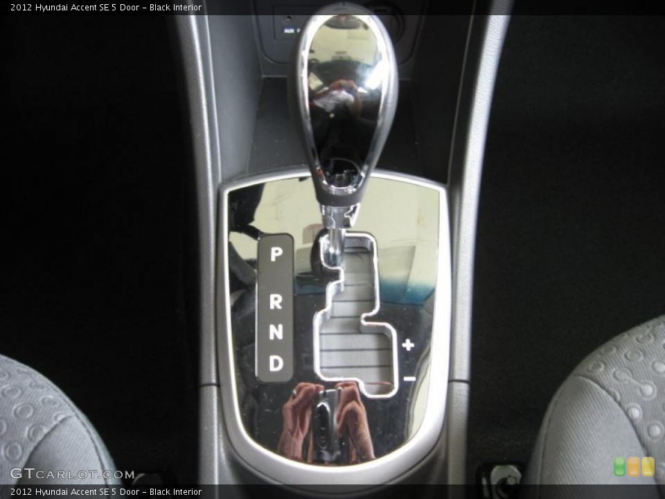 Black Interior Transmission for the 2012 Hyundai Accent SE 5 Door #52050656