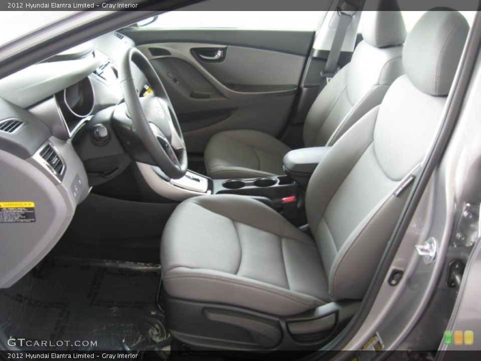 Gray Interior Photo for the 2012 Hyundai Elantra Limited #52050881