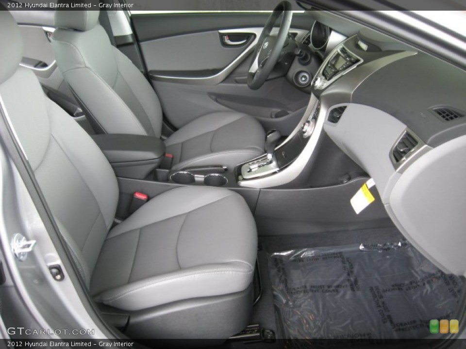 Gray Interior Photo for the 2012 Hyundai Elantra Limited #52050968