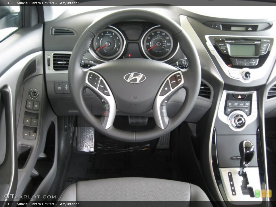 Gray Interior Dashboard for the 2012 Hyundai Elantra Limited #52051010