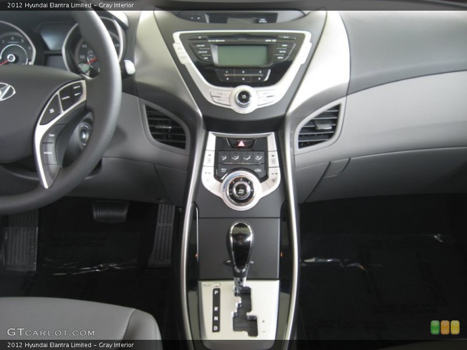 Gray Interior Controls for the 2012 Hyundai Elantra Limited #52051028