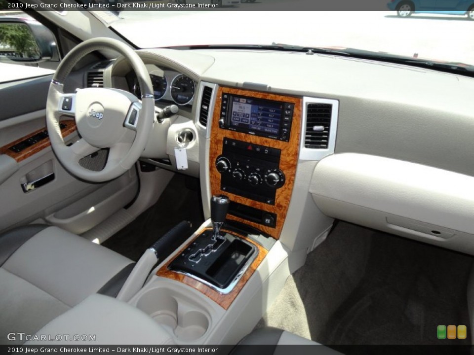 Dark Khaki/Light Graystone Interior Dashboard for the 2010 Jeep Grand Cherokee Limited #52052993