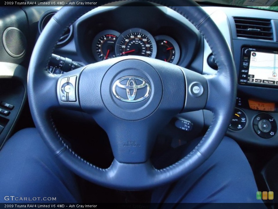 Ash Gray Interior Steering Wheel for the 2009 Toyota RAV4 Limited V6 4WD #52053536