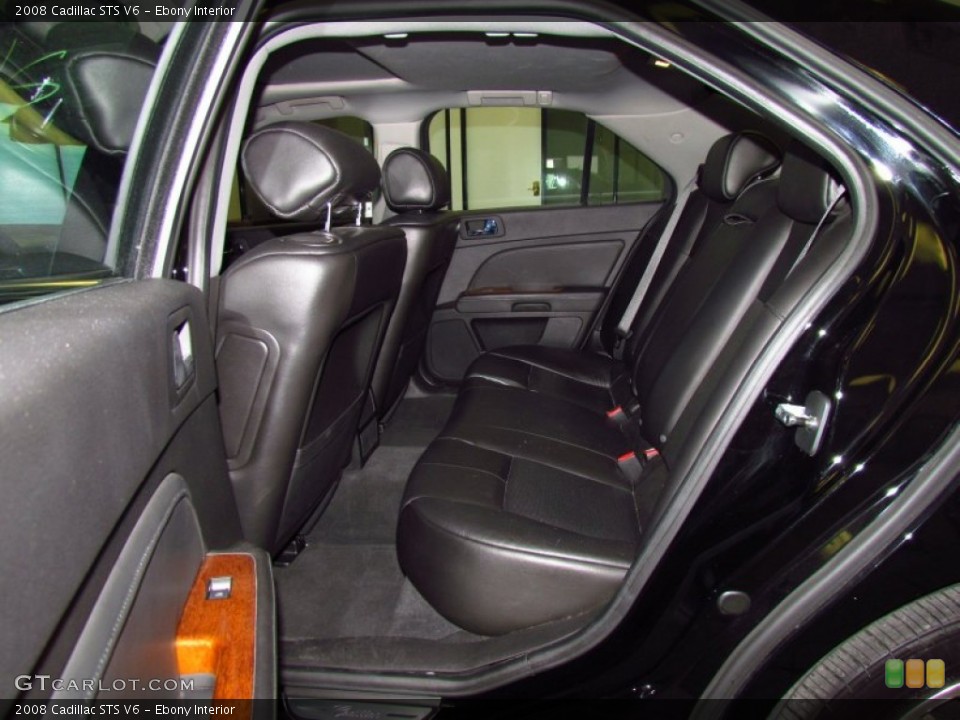 Ebony Interior Photo for the 2008 Cadillac STS V6 #52053578