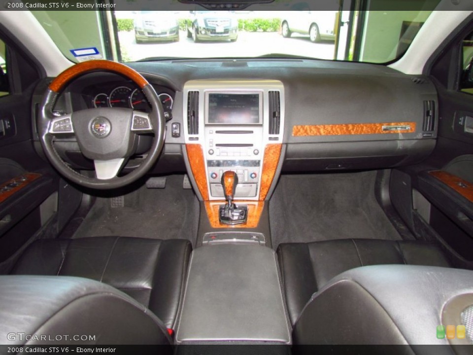 Ebony Interior Dashboard for the 2008 Cadillac STS V6 #52053611