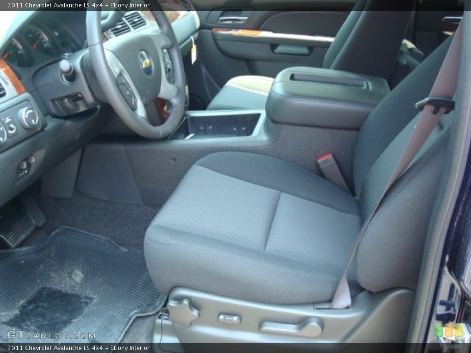Ebony Interior Photo for the 2011 Chevrolet Avalanche LS 4x4 #52053764