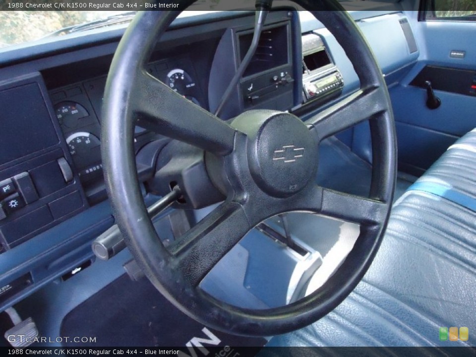 Blue Interior Steering Wheel for the 1988 Chevrolet C/K K1500 Regular Cab 4x4 #52054688