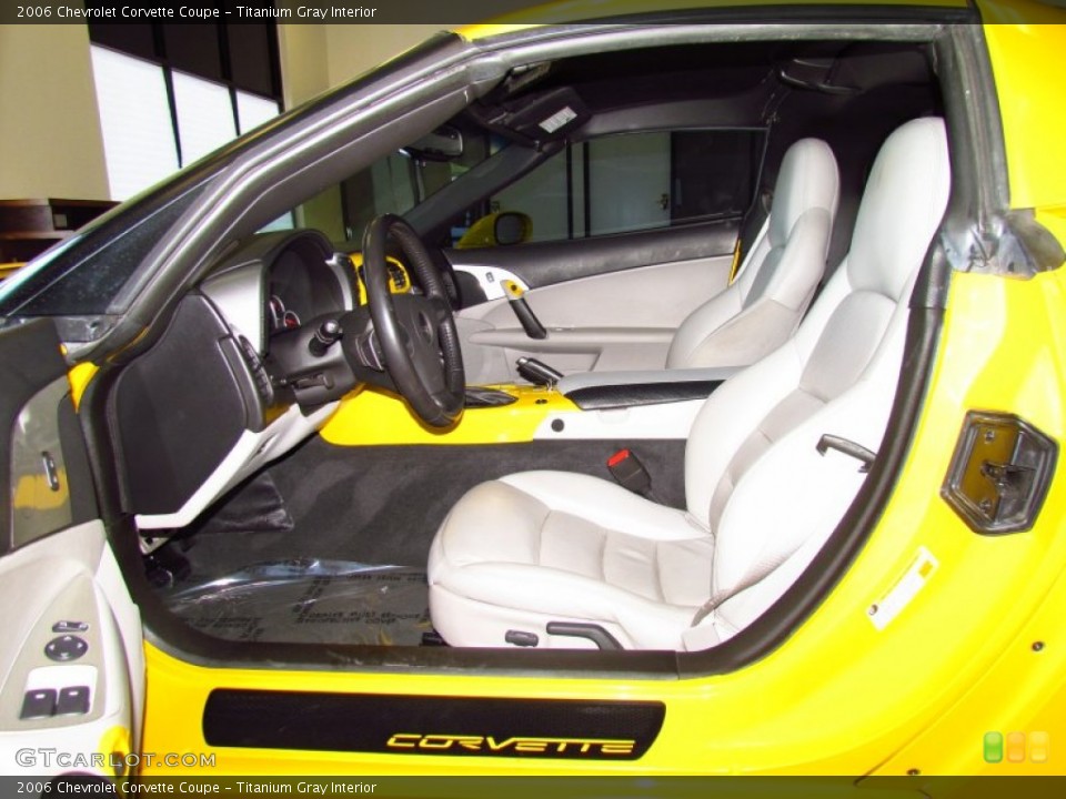 Titanium Gray Interior Photo for the 2006 Chevrolet Corvette Coupe #52054715