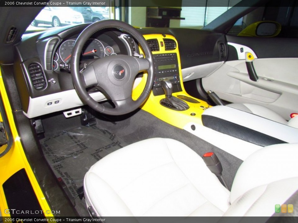 Titanium Gray Interior Prime Interior for the 2006 Chevrolet Corvette Coupe #52054760