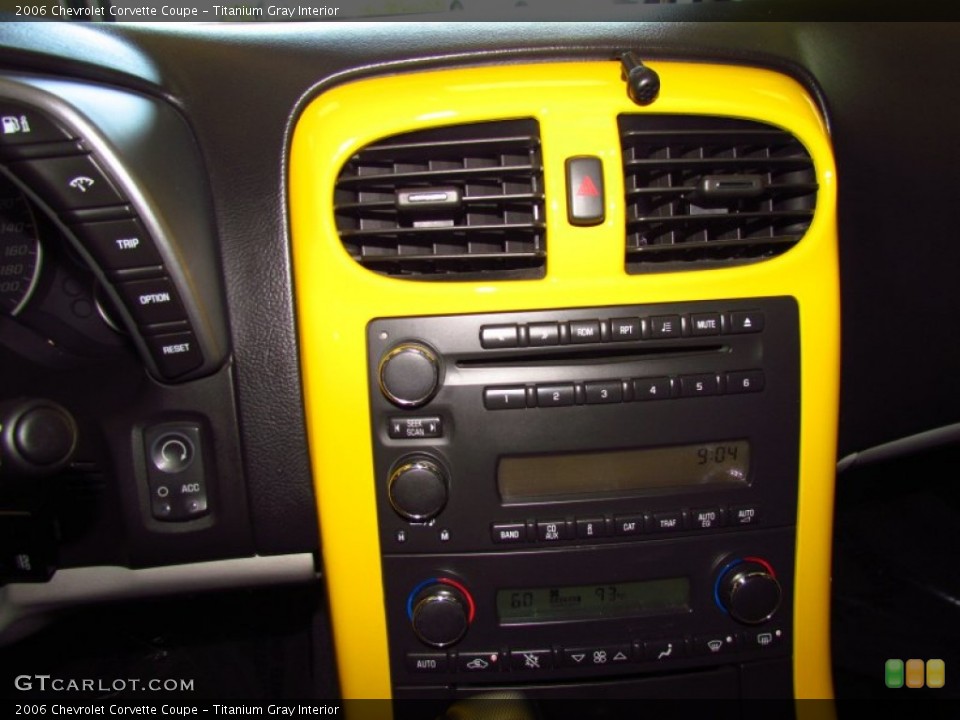 Titanium Gray Interior Controls for the 2006 Chevrolet Corvette Coupe #52054790
