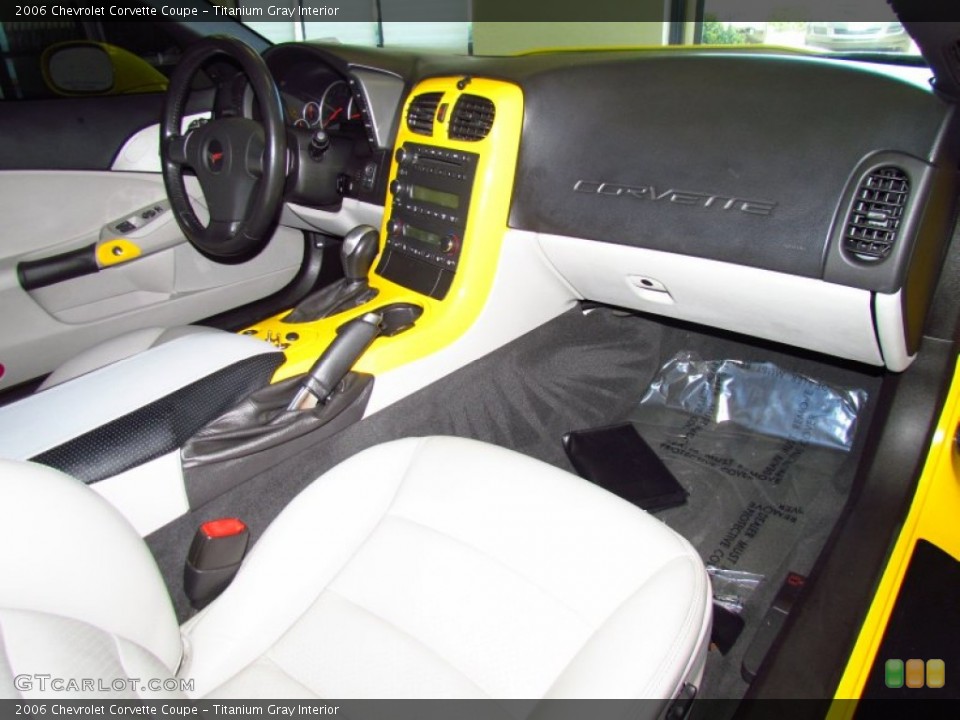 Titanium Gray Interior Dashboard for the 2006 Chevrolet Corvette Coupe #52054817