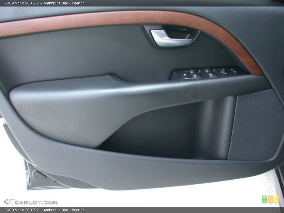 Anthracite Black Interior Door Panel for the 2009 Volvo S80 3.2 #52056899