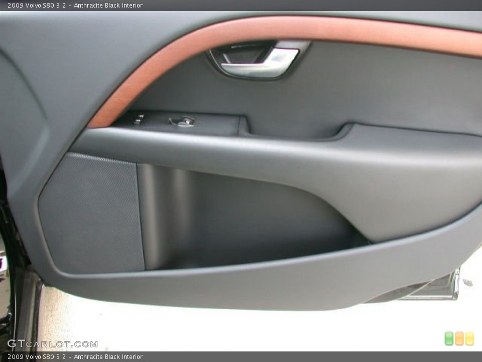 Anthracite Black Interior Door Panel for the 2009 Volvo S80 3.2 #52056914