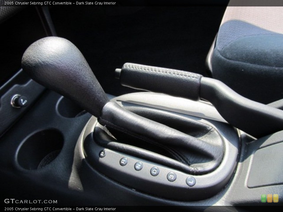 Dark Slate Gray Interior Transmission for the 2005 Chrysler Sebring GTC Convertible #52058342